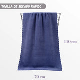 Set de 3 toallas de baño de microfibra para deporte y viaje, secado rápido, en colores variados, de la marca Enigma Store.