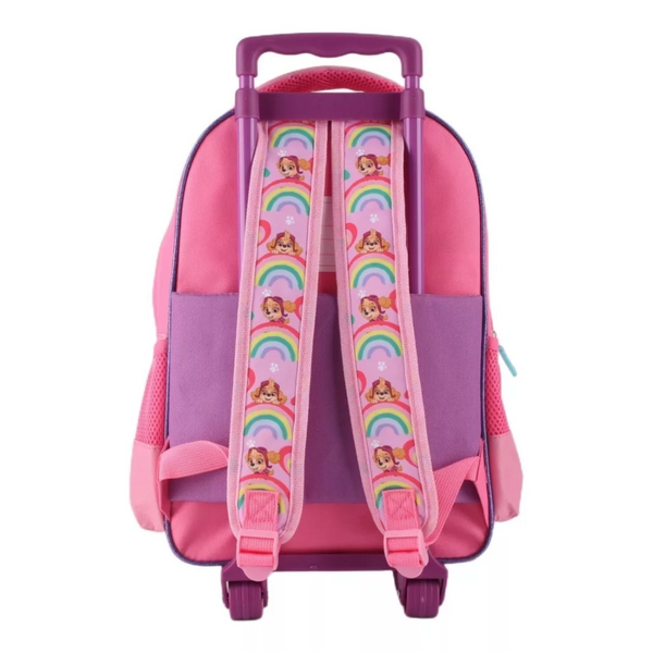 Mochila Infantil Tripack Escolar Con Ruedas Skye Paw Patrol