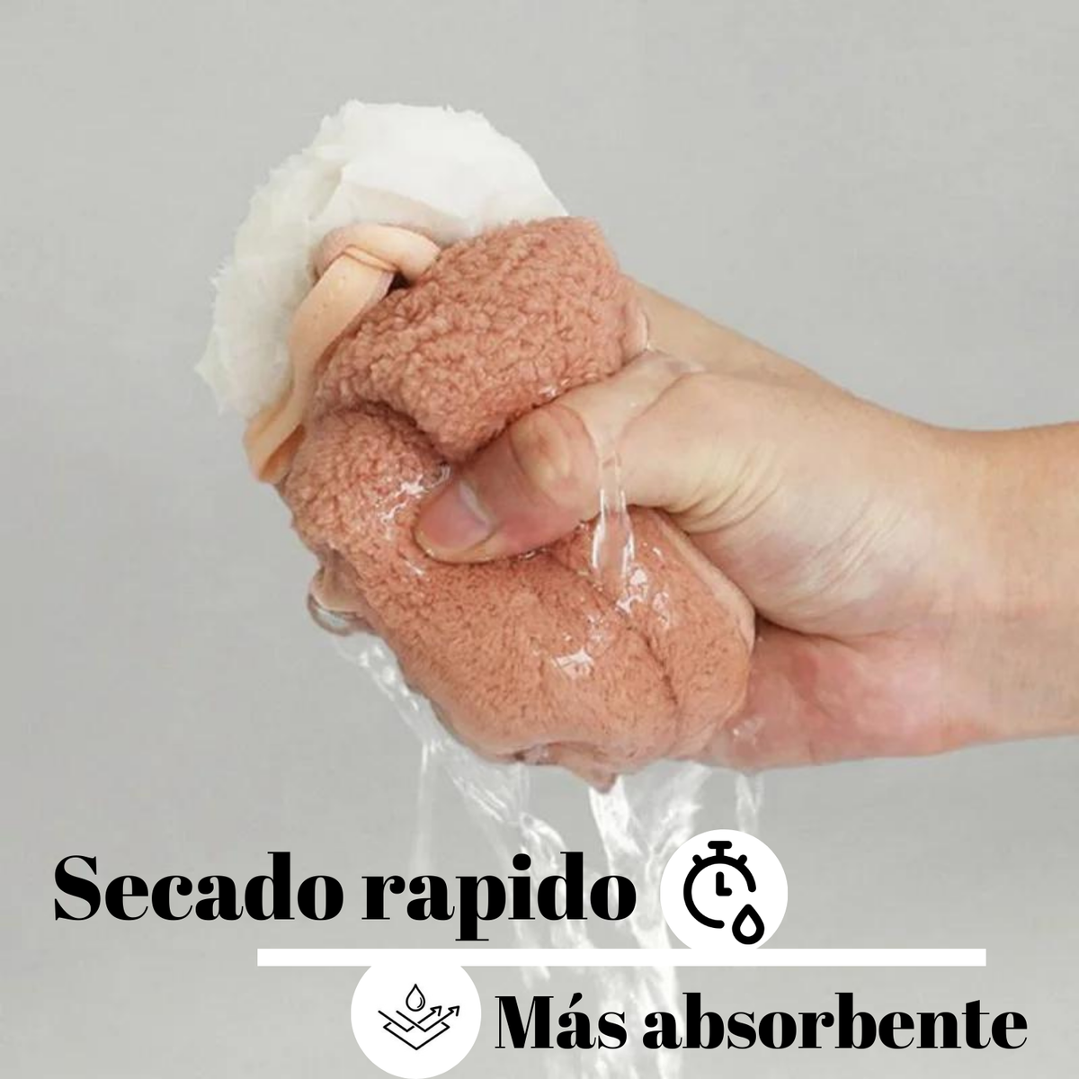 Toalla De Secado Rápido Absorbente Suave Microfibra