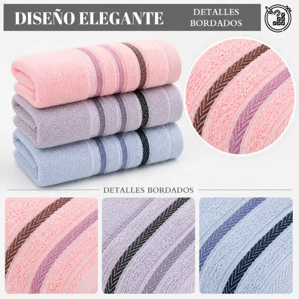 Seis toallas de manos de algodón para cocina y baño, blancas, suaves y absorbentes, de la marca Enigma Store.