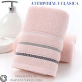 Set de 6 toallas de manos de algodón para cocina y baño, en colores variados, de la marca Enigma Store.