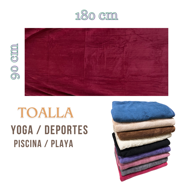 Toalla De Microfibra Secado Rapido Baño Viaje Gym 90x180 Cm