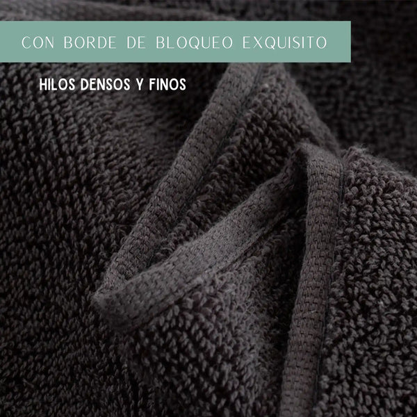 Pack de 3 toallas de algodón negras para peluquería, piso o hotel, tamaño 50x100 cm, de la marca Enigma Store.