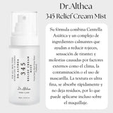 Spray facial de 60ml de la crema relajante Dr Althea, skincare coreano, con envase transparente y pulverizador.