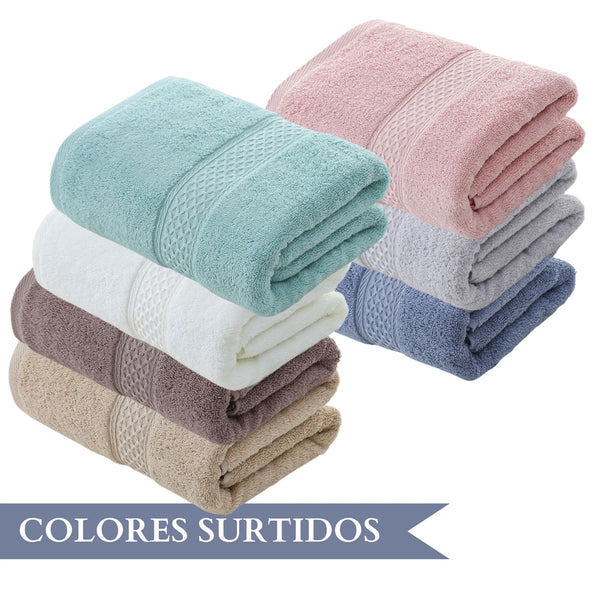 Toallas: Pack De 3 Toallas De Baño Algodon De Cuerpo 70x140cm de 450grs | Enigma Store Chile