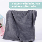 Set de 6 toallas de mano de microfibra Enigma Store para baño, spa y cocina, 35x75 cm, suaves y absorbentes.