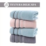 Seis toallas de mano de algodón para cocina y baño, color blanco, con textura suave y bordes cosidos, de la marca Enigma Store.