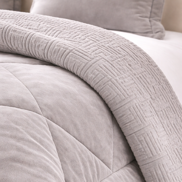 Cobertor Gris + Fundas Premium