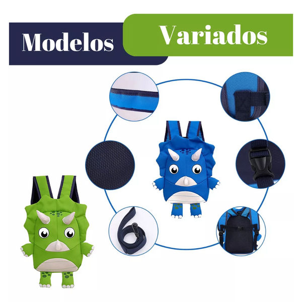 Mochila Bolso Escolar Párvulo Niña Niño Impermeable Infantil