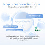 Protector solar coreano Dr Althea Aqua Glowing Sunscreen 45ml con fórmula hidratante y brillante para piel saludable.