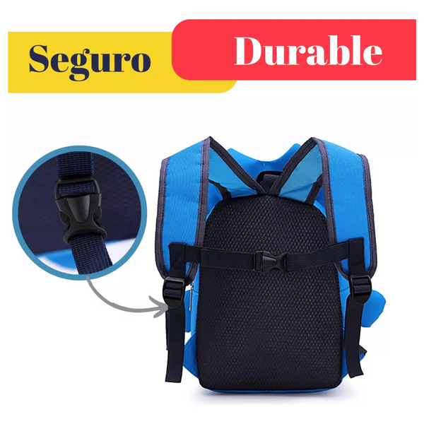 Mochila Bolso Escolar Párvulo Niña Niño Impermeable Infantil