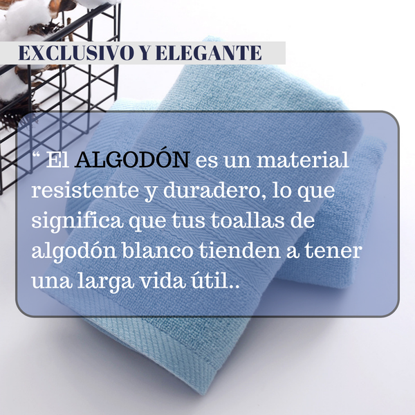 Pack 3 Toallas Baño Hotel 100% Algodón De 70x140 Cm 450gr