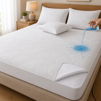 Cubre Colchón Impermeable Ultra Suave + Fundas