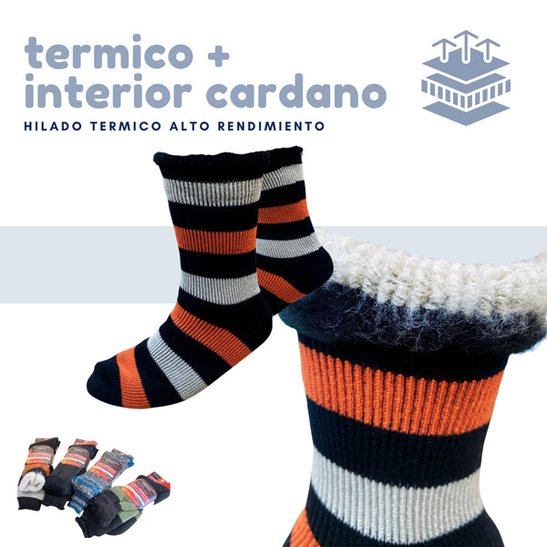 Calcetines Térmicos Hombre Invierno Interior Afelpado