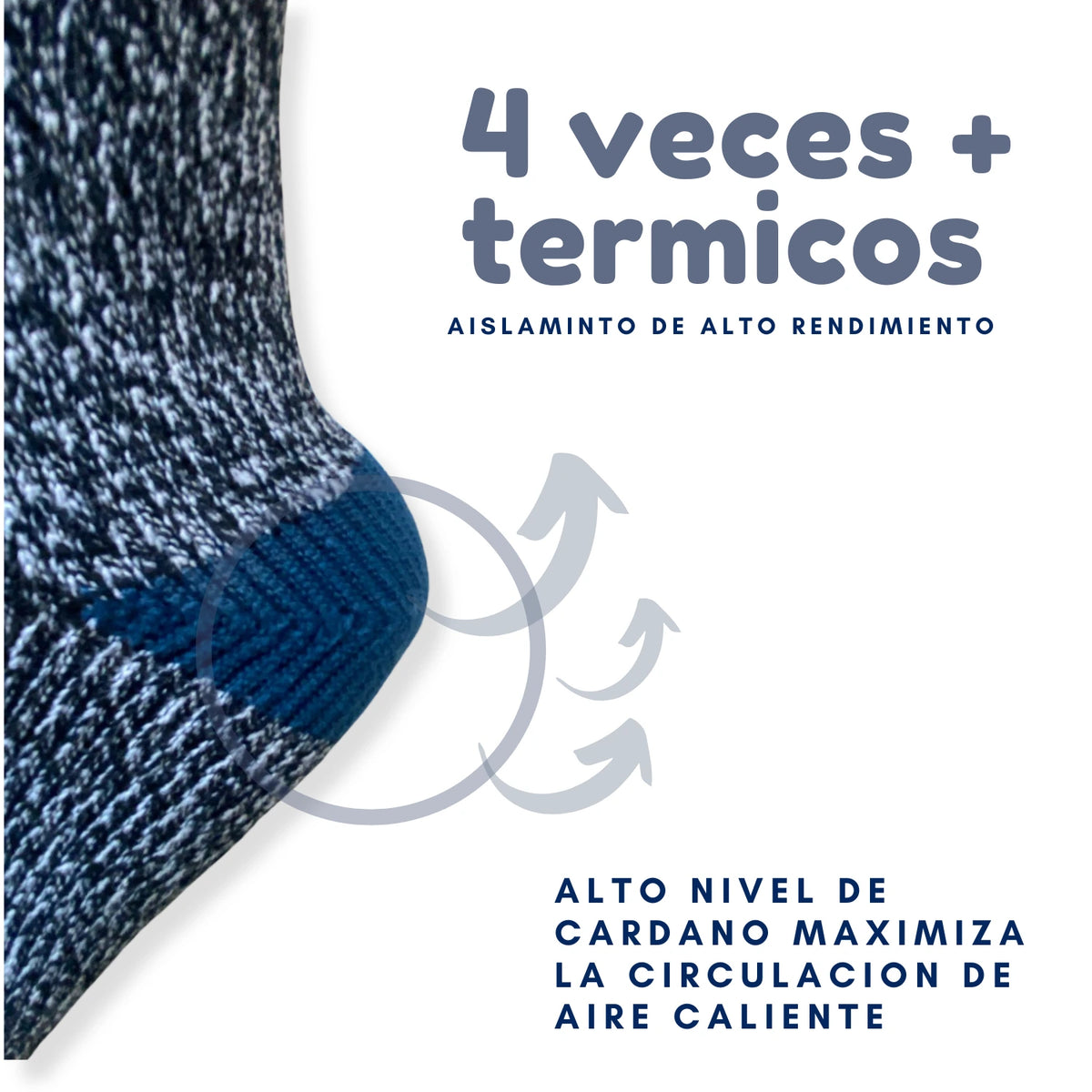 Calcetines Térmicos Hombre Invierno Interior Afelpado