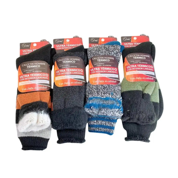 Calcetines Térmicos Hombre Ultra Abrigo Interior Afelpado | Enigma Store Chile