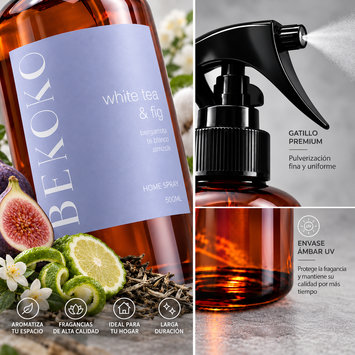 Home Spray Aromatizante White Tea & Fig 500ml