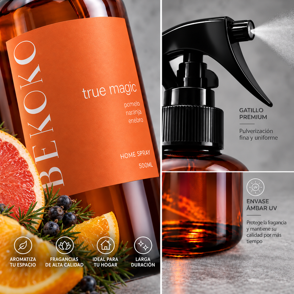 Home Spray Aromatizante True Magic 500ml
