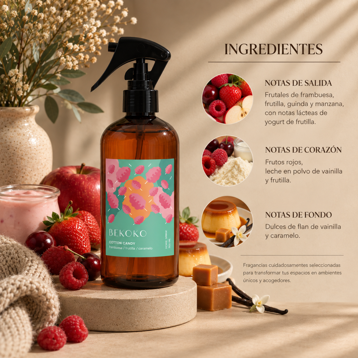 Home Spray Aromatizante Cotton Candy 500ml