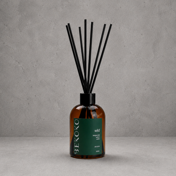 Difusor Ambiental con Varillas Wild Ámbar 250ml
