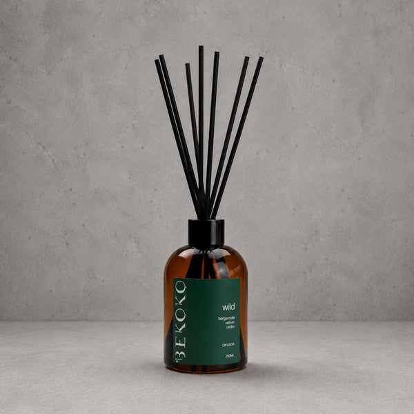 Difusor Ambiental con Varillas Wild Ámbar 250ml