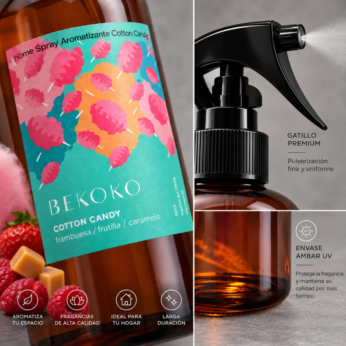 Home Spray Aromatizante Cotton Candy 500ml