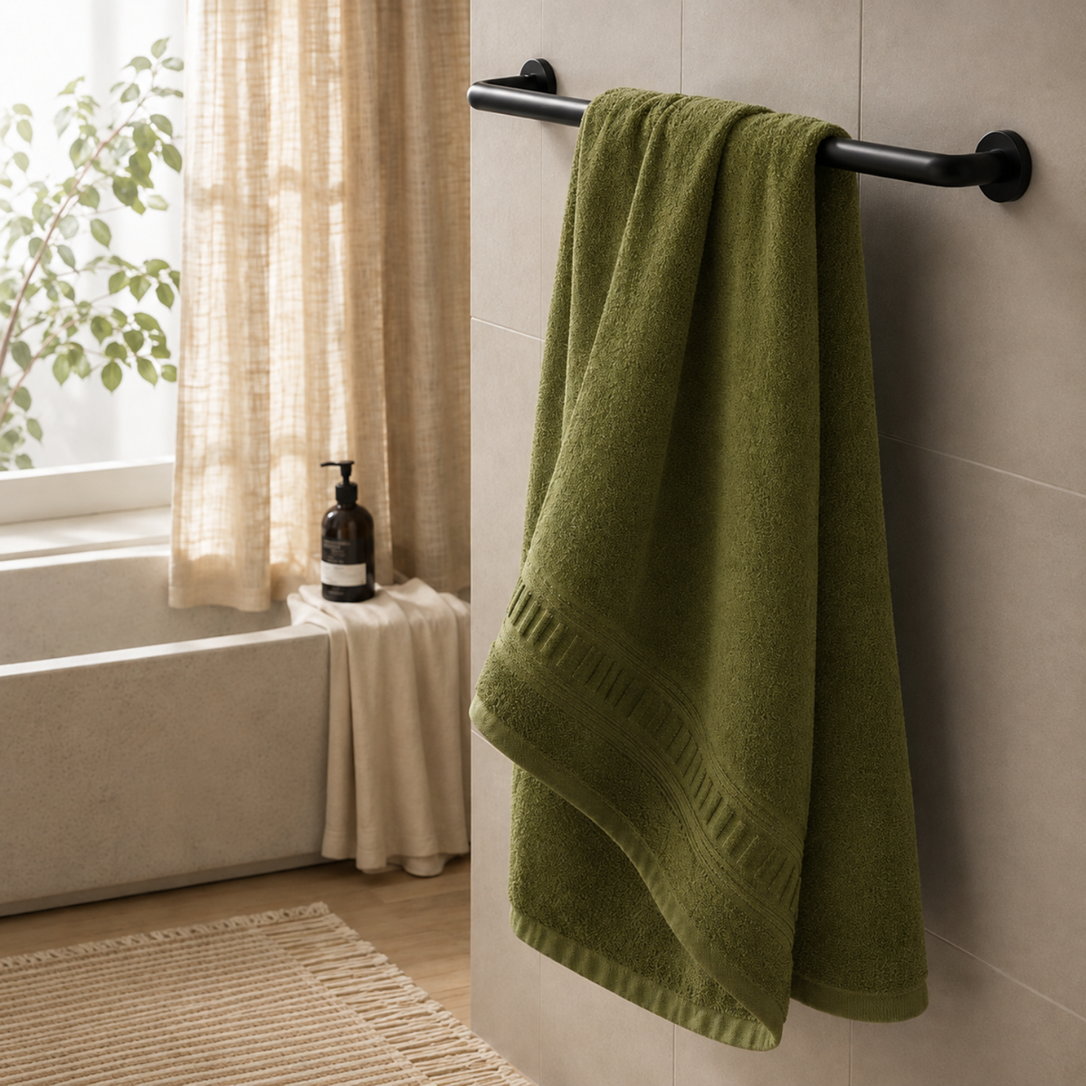 Set de Toallas de Baño Premium 100% Algodón 700 GSM | 3 Piezas