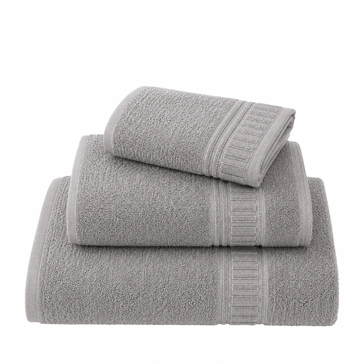Juego de toallas de baño premium de algodón 100% Enigma Store, 700 GSM, set de 3 piezas en color beige.