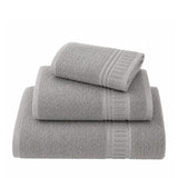 Juego de toallas de baño premium de algodón 100% Enigma Store, 700 GSM, set de 3 piezas en color beige.