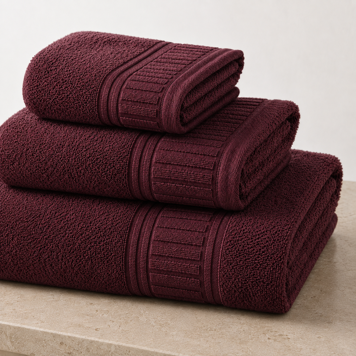 Set de Toallas de Baño Premium 100% Algodón 700 GSM | 3 Piezas