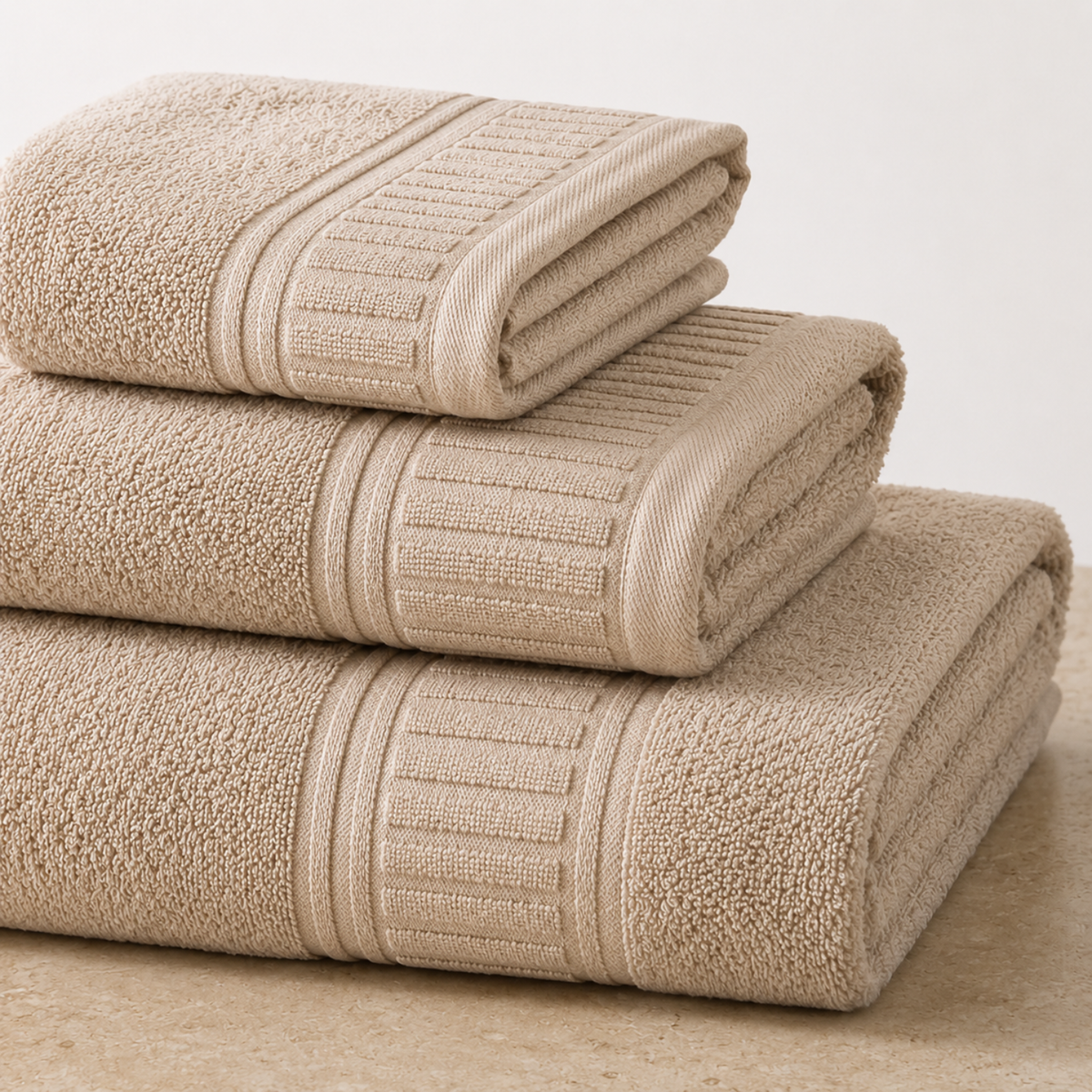 Set de Toallas de Baño Premium 100% Algodón 700 GSM | 3 Piezas