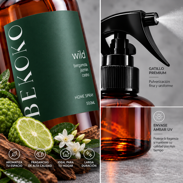 Home Spray Aromatizante Wild 500ml