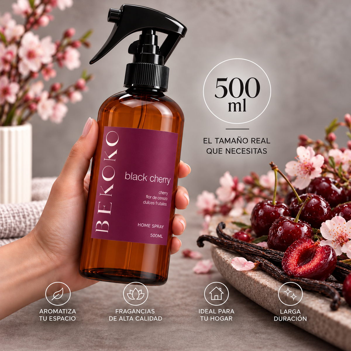 Home Spray Aromatizante Black Cherry 500ml