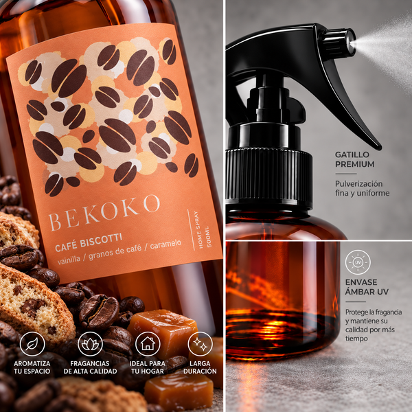 Home Spray Aromatizante Café Biscotti 500ml