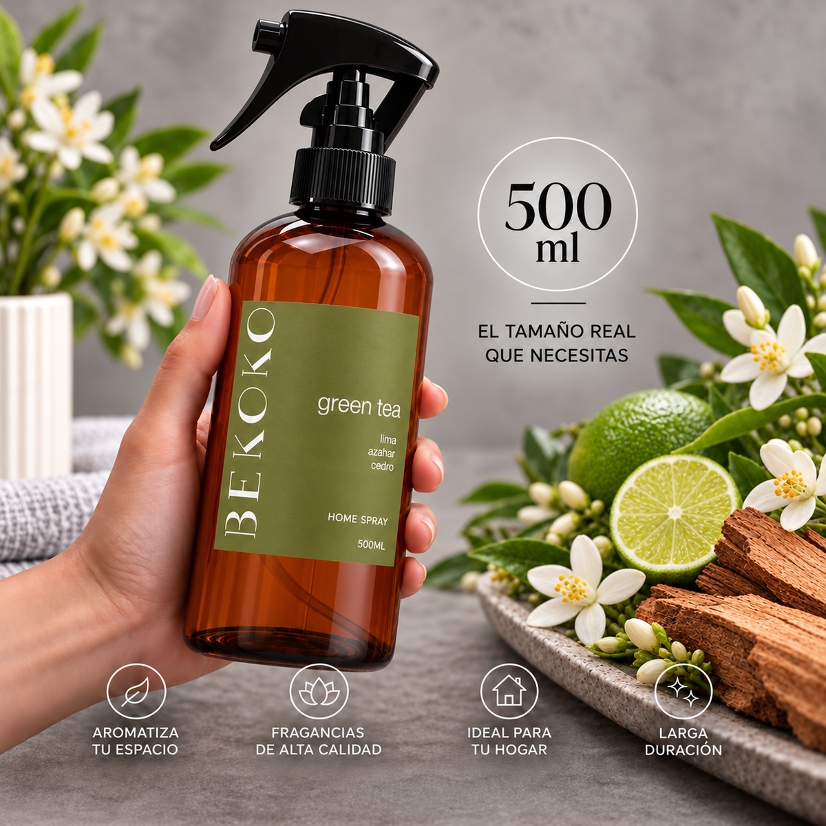 Home Spray Aromatizante Green Tea 500ml