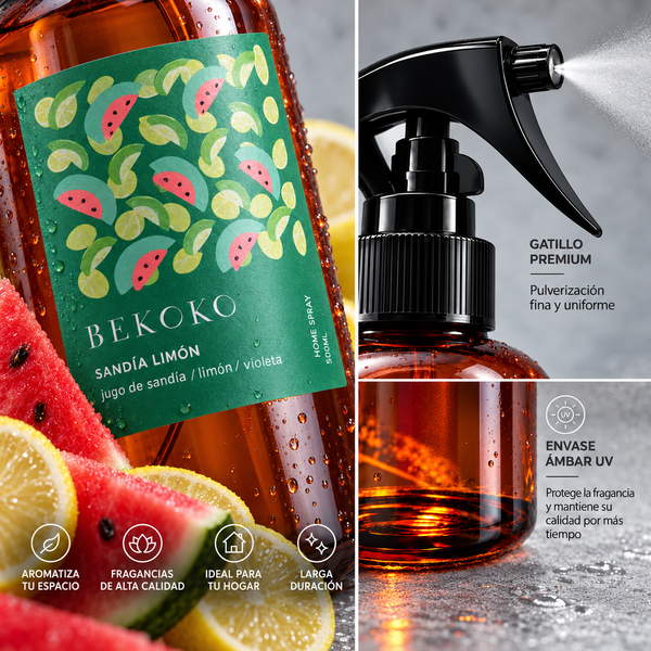 Home Spray Aromatizante Sandía Limón 500ml
