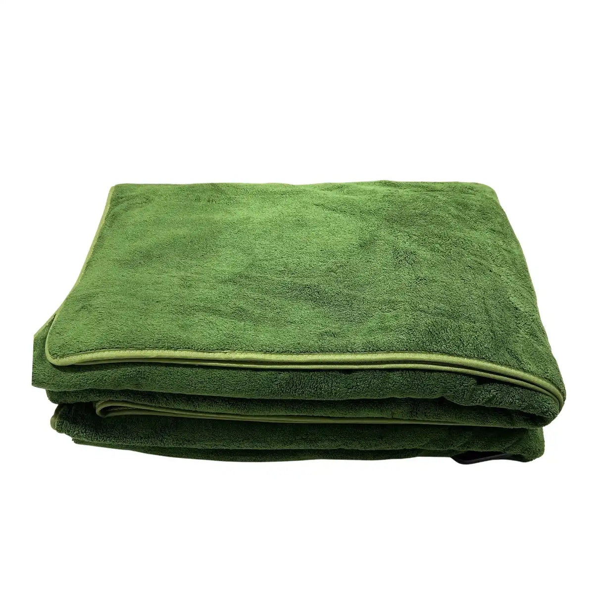 Set 2 Toallas Baño Grande Microfibra Verde - Vista 3 | Enigma Store Chile