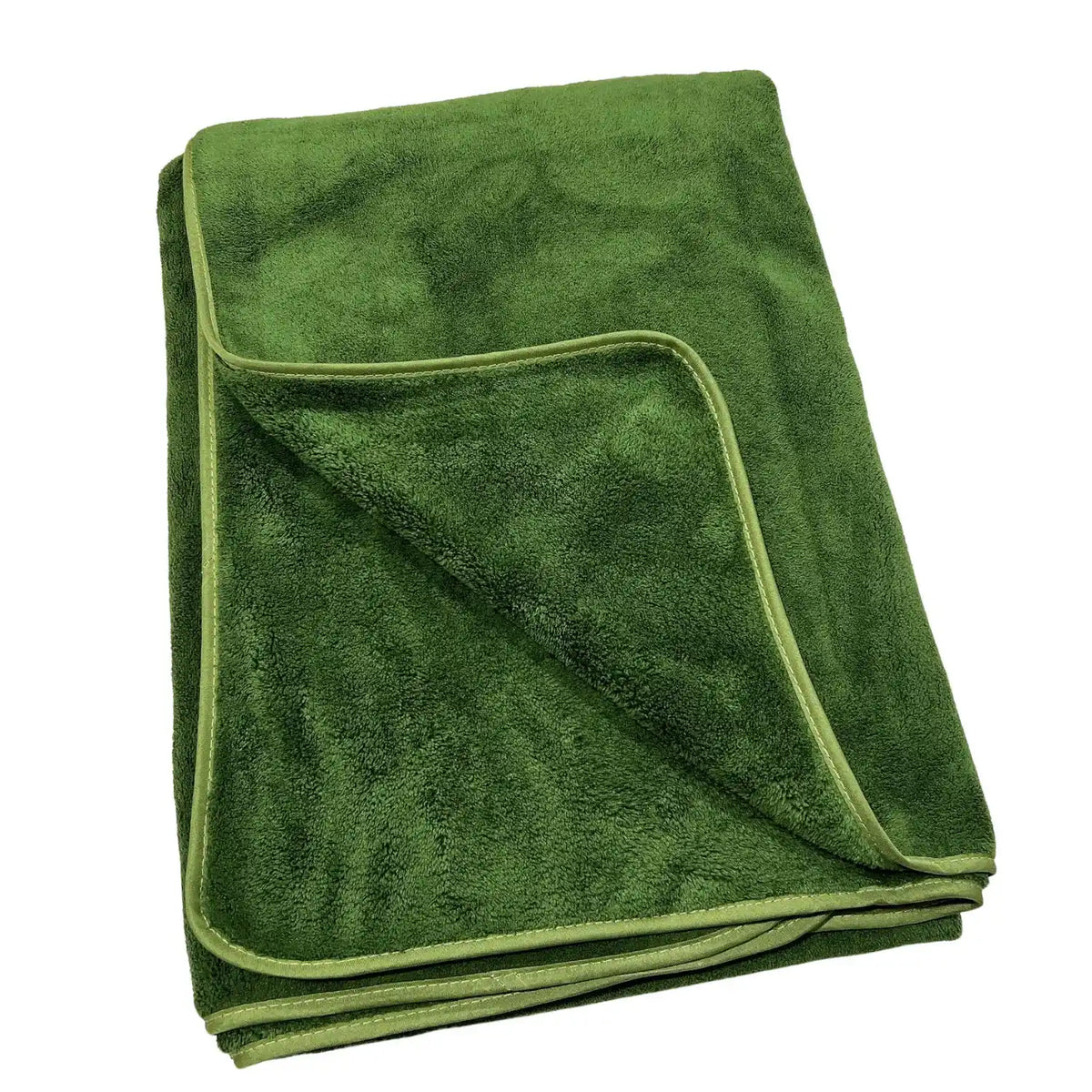 Set 2 Toallas Baño Grande Microfibra Verde 90x180cm | Enigma Store Chile