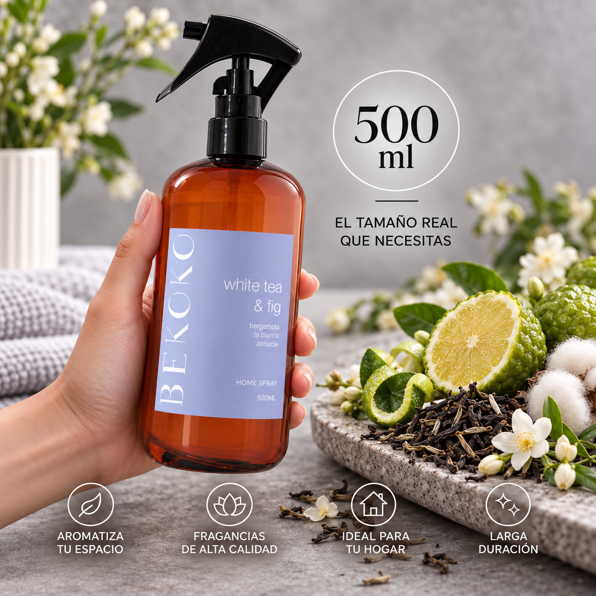 Home Spray Aromatizante White Tea & Fig 500ml