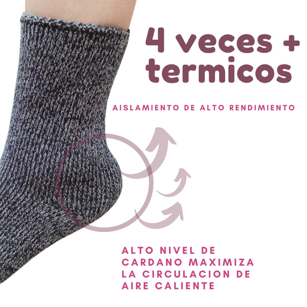 Calcetines Térmicos Mujer Invierno Interior Afelpado