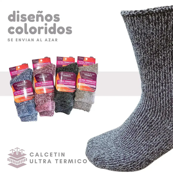 Calcetines Térmicos Mujer Ultra Abrigo Interior Afelpado - Vista 4 | Enigma Store Chile