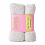 Frazada de manta plush de terciopelo polar Sherpa suave de 1.5 plazas, marca Nature, en empaque.