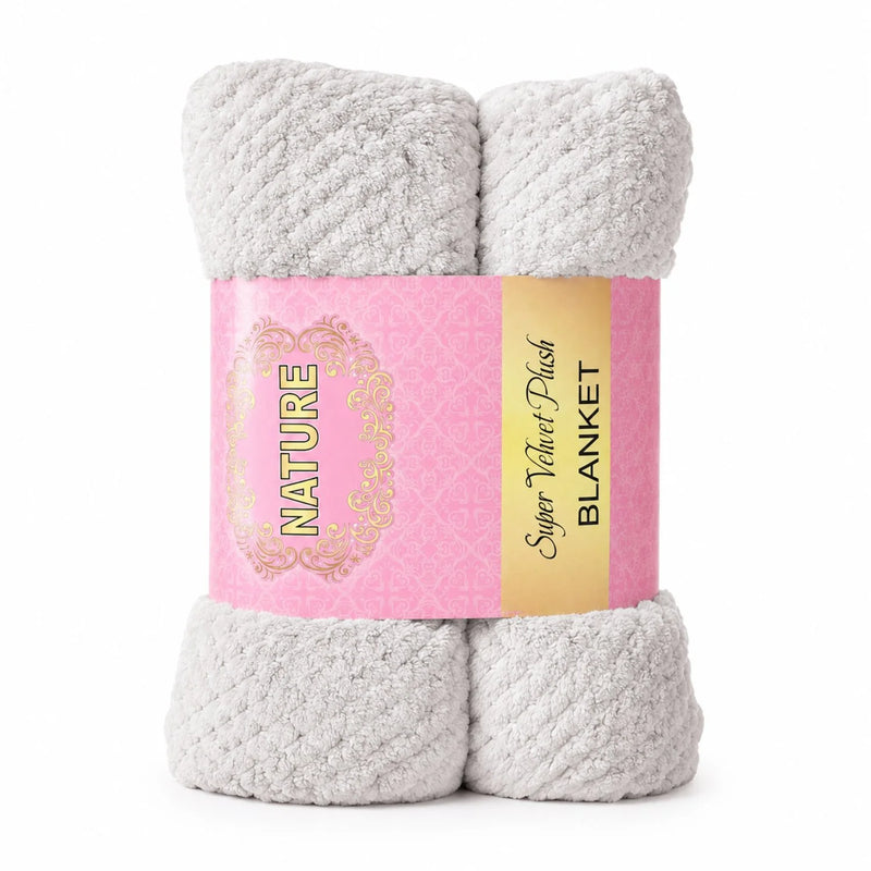 Frazada Manta Terciopelo Polar Sherpa Suave 1.5 Plazas