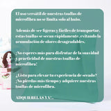 Pack 6 Toalla De Mano Microfibra Baño Spa Hotel Cocina 35x75 | abf087-b0