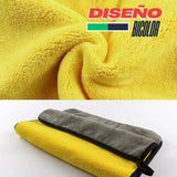 Set de 12 paños para auto microfibra 400 grs medida 30x40 cm | abf087-b0