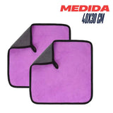 Set de 12 paños para auto microfibra 400 grs medida 30x40 cm | abf087-b0
