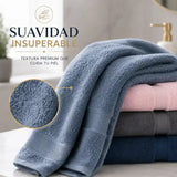 Pack 3 Toallas Baño Hotel 100% Algodón De 70x140 Cm 450g | abf087-b0