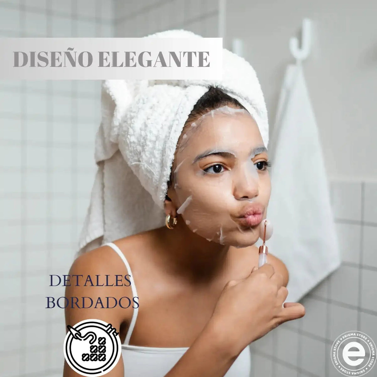 Pack 3 Toallas Blancas De Ducha Algodón 370 grs | abf087-b0