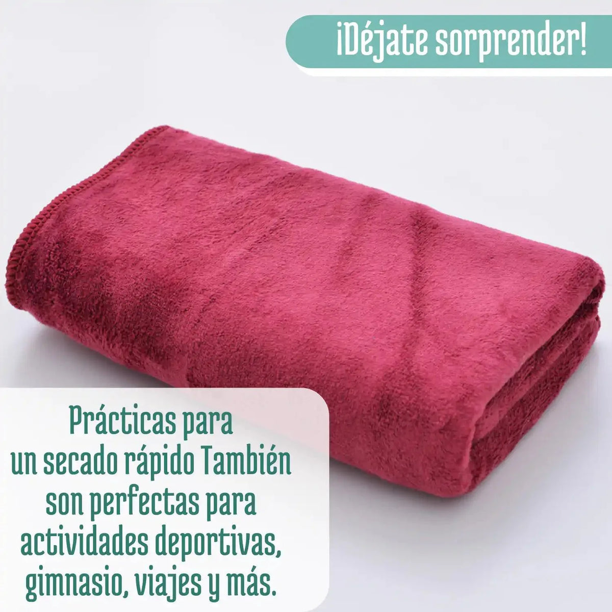 Pack 6 Toalla De Mano Microfibra Baño Spa Hotel Cocina 35x75 | abf087-b0